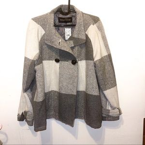 Plaid Coat Ashley Stewart Coat